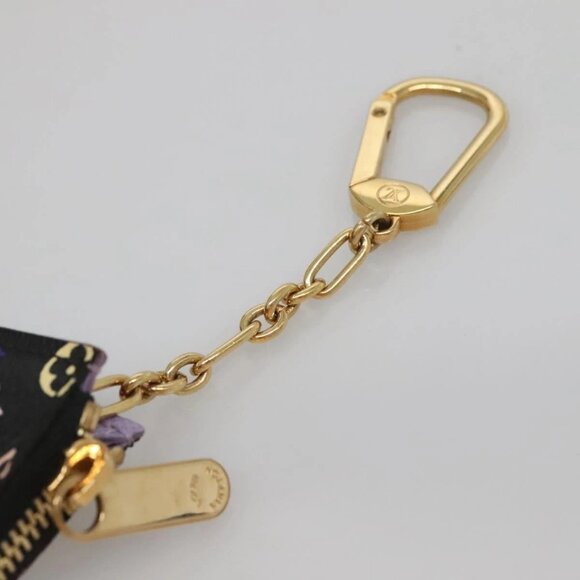 LOUIS VUITTON Monogram Pochette Cles NM Coin Purse Black M60279 Auth 131837 - Picture 8 of 16